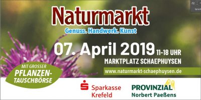 Werbeplakat Naturmarkt 2019