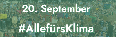 20 September alle fürs Klima