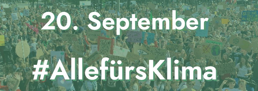20 September alle fürs Klima 20 September alle fürs Klima