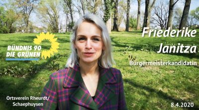 Friederike Janitza Bürgermeisterkandidatin für Rheurdt