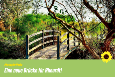 Antrag der Woche: Eine neue Brücke für Rheurdt Antrag der Woche: Eine neue Brücke für Rheurdt