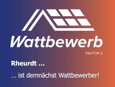 Rheurdt ist demnächst Wattbewerber