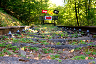 Ende der Bahnstrecke